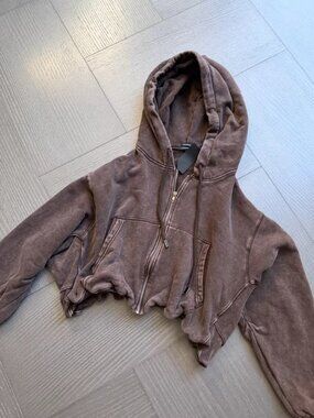 R13 NWOT Balloon Zip Up Hoodie S